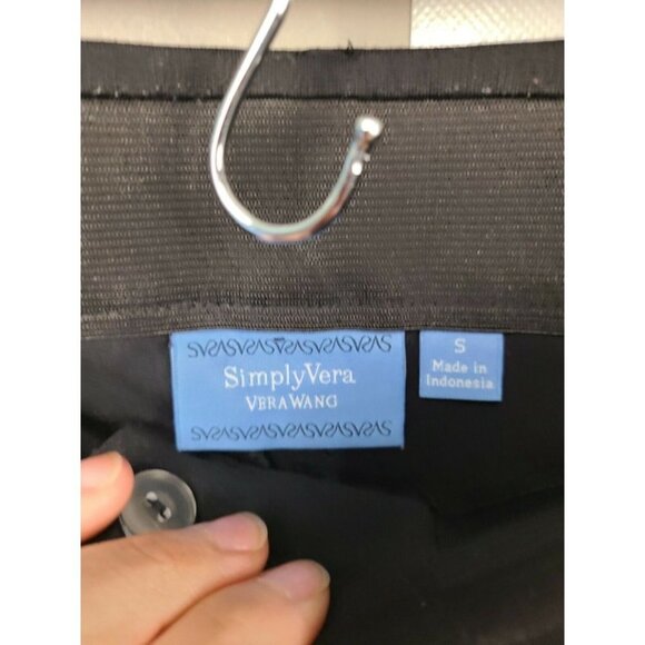 SIMPLY Vera Vera Wang Womens Shorts Size S Black - Picture 4 of 6